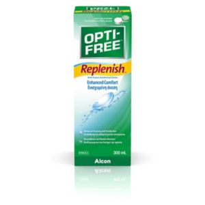 Opti-Free RepleniSH contact lens solution 300ml, imported from the UK