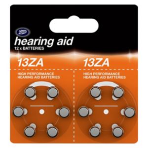 Boots 13ZA Zinc Air Hearing Aid Batteries Pack of 12