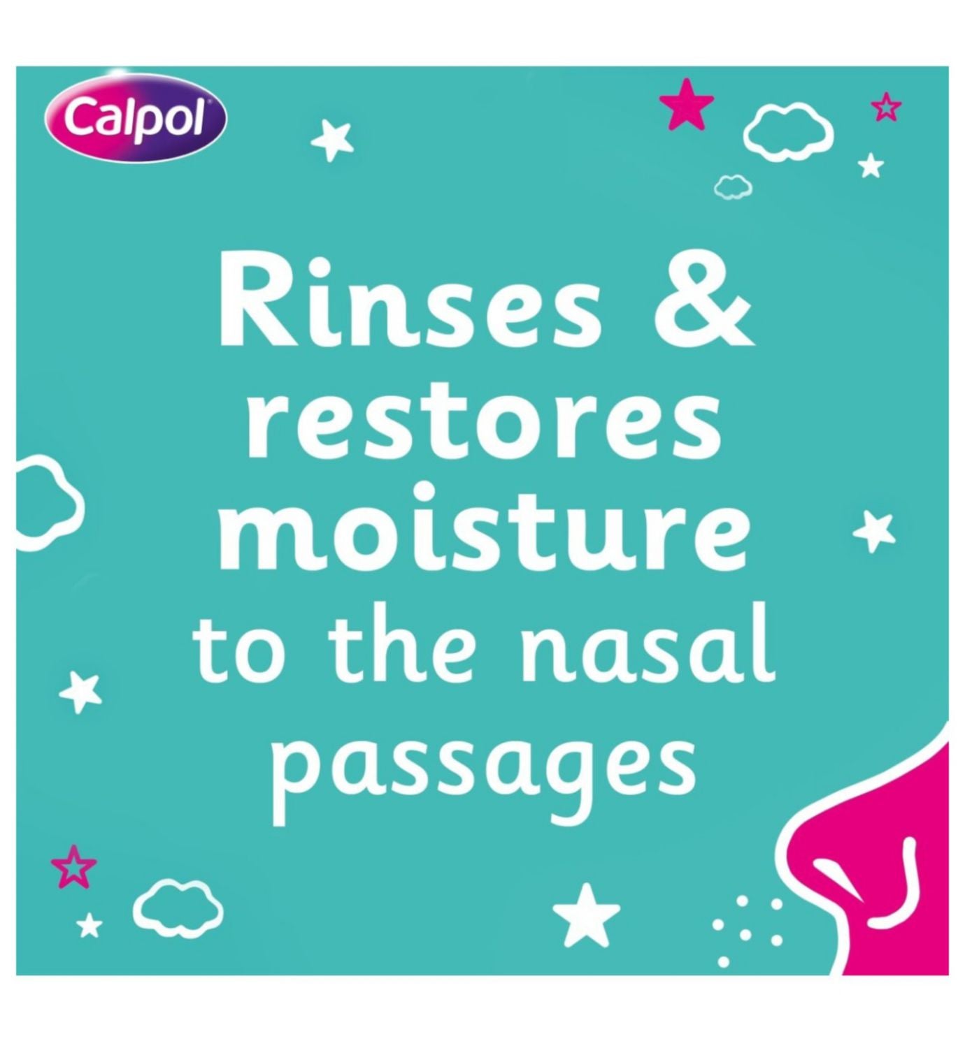 Calpol Saline Nasal Spray 15ml bottle - British product