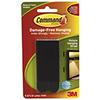 Large Damage-Free Picture Hanging Strips Black 4 Sets