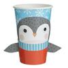 Paper Cups with Penguin Design, 350ml, Pack of 10