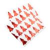Sainsburys Home Foil Spot Red Tree Napkins x20