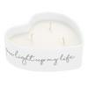 Sainsburys Valentines Heart Multi Wick Candle