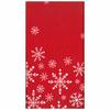 Sainsburys Home Red Snowflake Border Tablecover 120x180cm