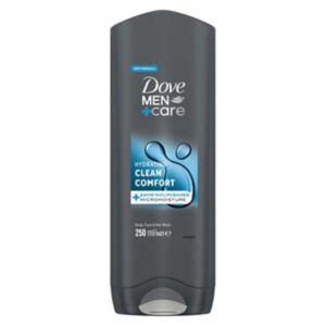 Dove Men+Care Hydrating Body Wash Clean Comfort 250ml - British product