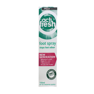 Peditech ActiFresh Foot Odour Spray 100ml