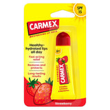 Carmex Strawberry Lip Balm SPF15 Tube 10g