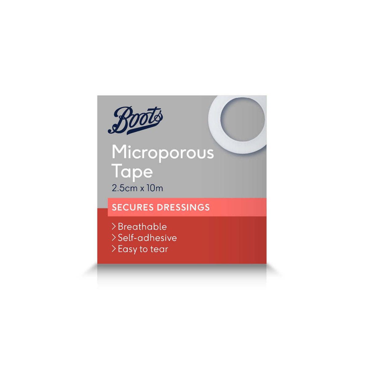 Boots microporous tape 2.5cm x 10m - British product