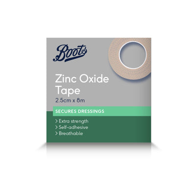 Boots Zinc Oxide Plaster Tape 2.5cm x 8m