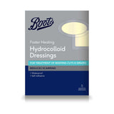 Boots Faster Healing Hydrocolloid Dressings Pack 5 Assorted - British product