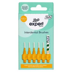 TePe interdental brush 0.7mm pack of 6 (British brand)