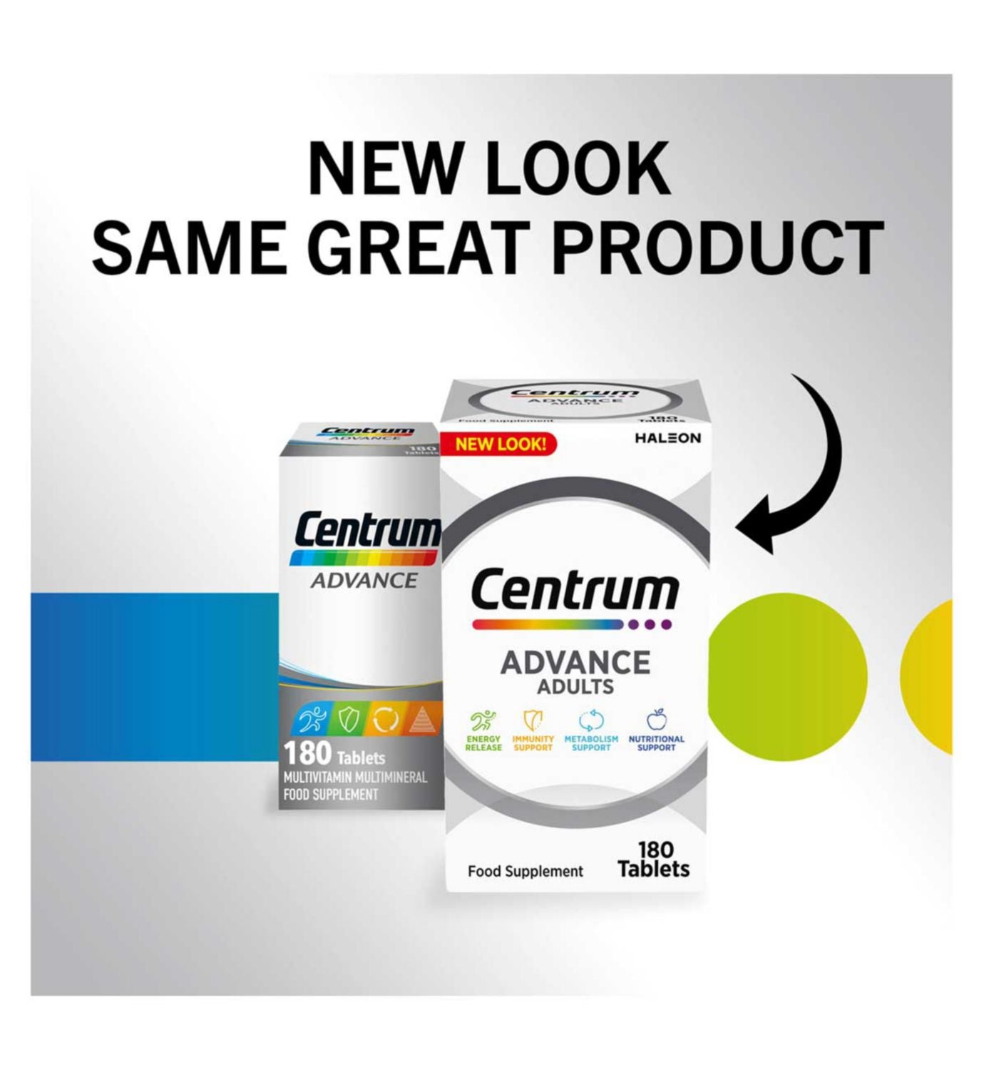 Centrum Advance multivitamin and mineral tablets 180 Tablets - British product