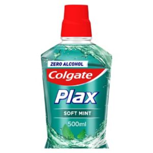 Colgate Plax Soft Mint mouthwash 500ml - British product