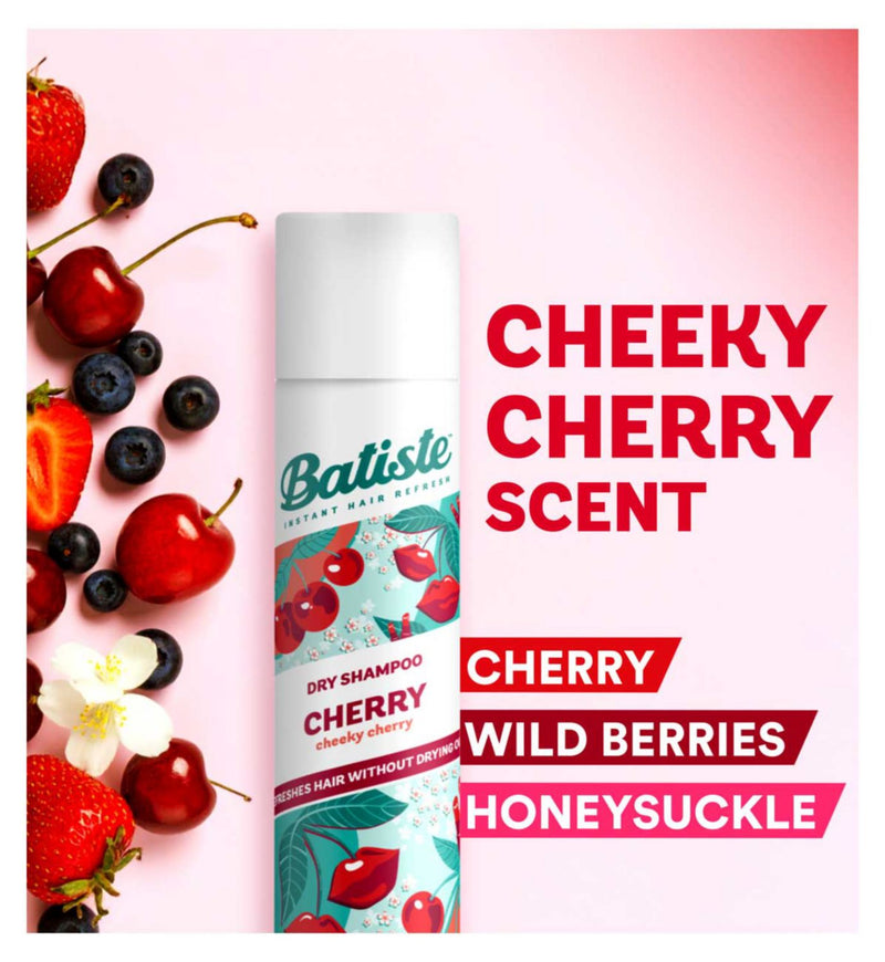 Batiste Dry Shampoo Cherry Fruity & Cheeky 200ml - British product