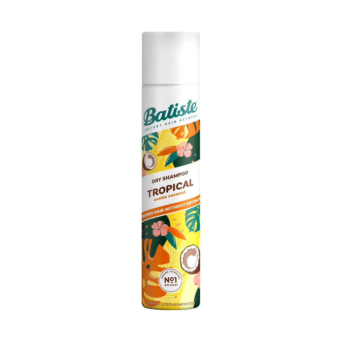 Batiste Dry Shampoo Tropical Coconut 200ml - British product