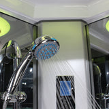 Insignia Diamond 1100mm offset quadrant steam shower in 2 colours, UK version