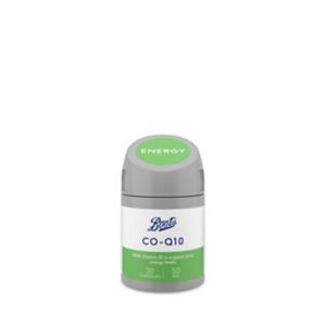 Boots Co-Q10 50mg food supplement 30 capsules - British product