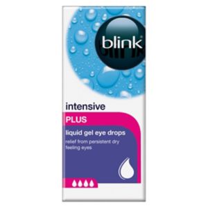 Blink Intensive Tears Liquid Gel Eye Drops 10ml - British product