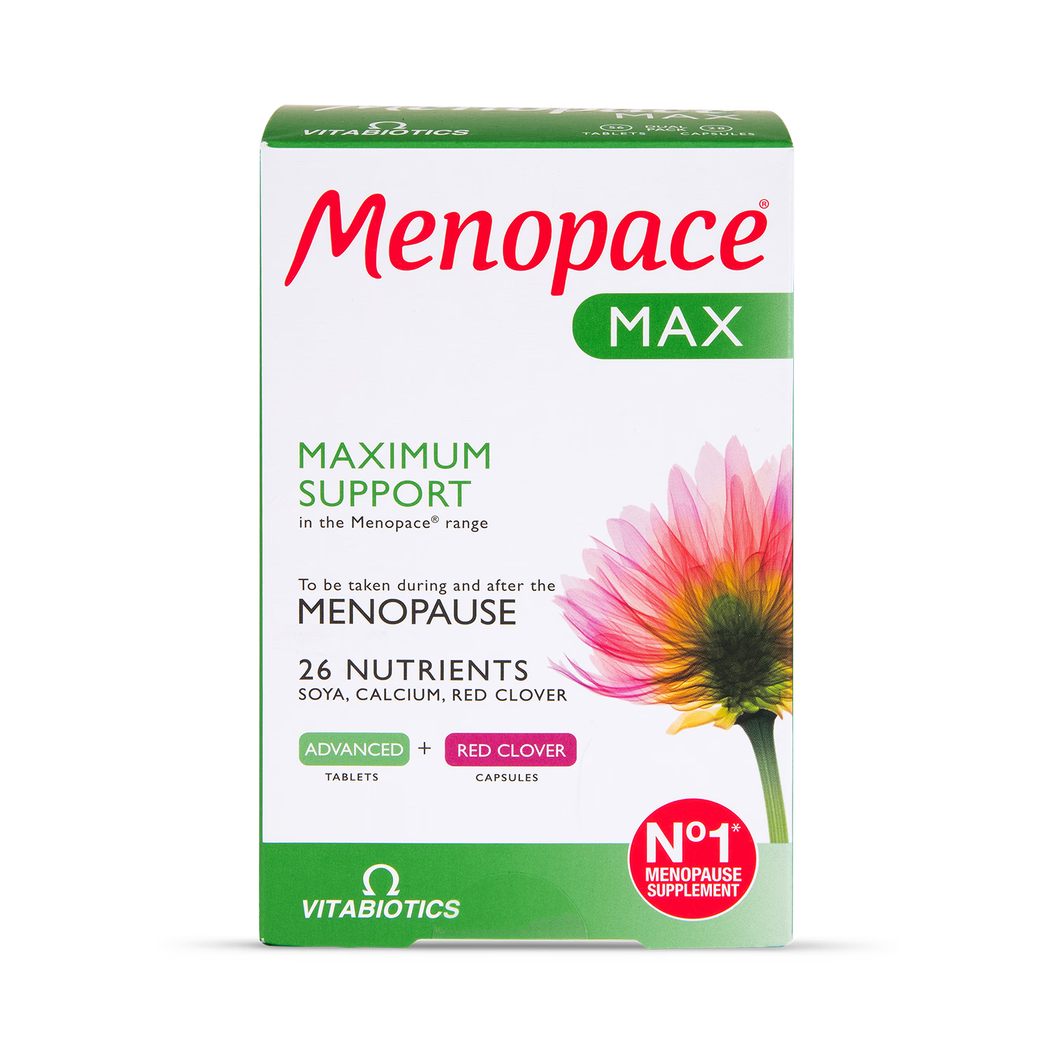 Vitabiotics Menopace Max menopause supplement 84 tablets (British brand)
