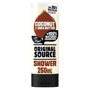 Original Source Coconut Shea Butter Shower Gel 250ml, imported from the UK