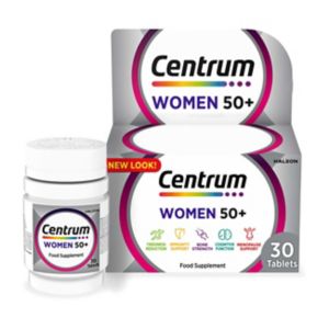 Centrum Women 50+ multivitamin tablets 30 - British product