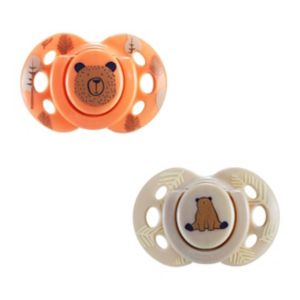 Tommee Tippee Fun Style Soothers 6-18m pack of 2 (British brand)