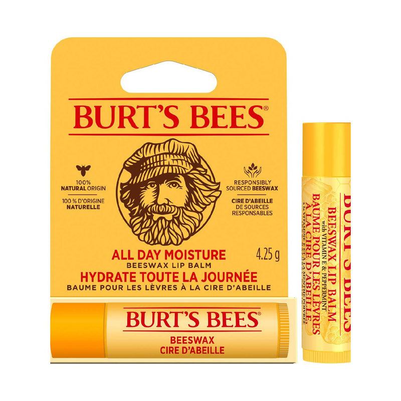 Burt's Bees Beeswax Lip Balm Peppermint 4.25g - British product
