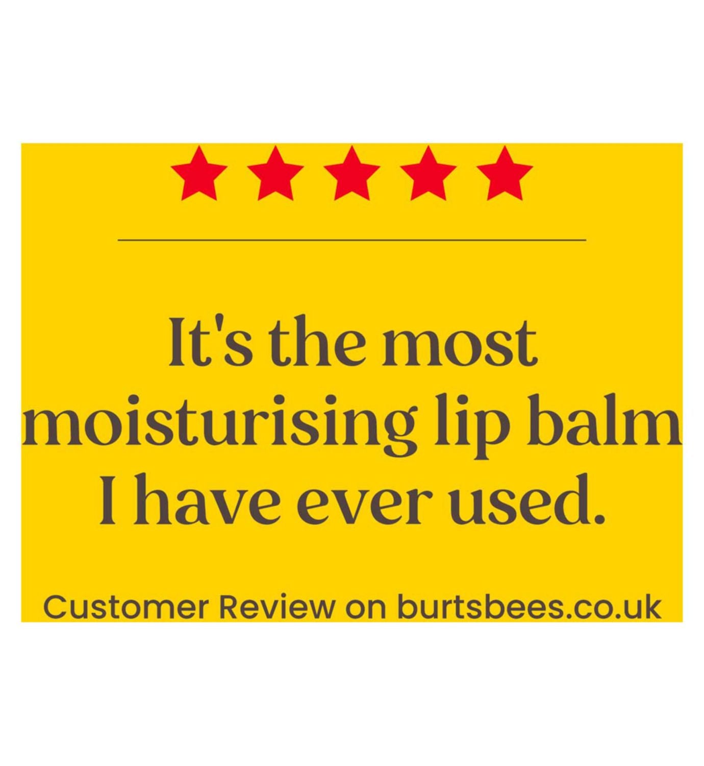 Burt's Bees Beeswax Lip Balm Peppermint 4.25g - British product