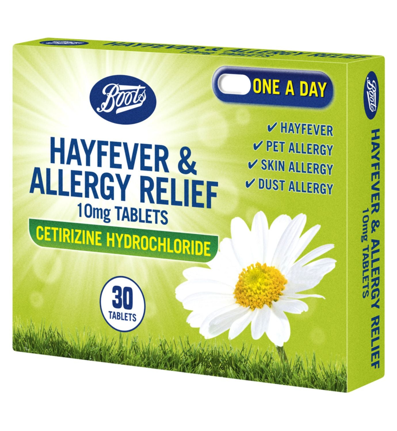 Boots Hayfever 10mg Tablets 30 count - British product
