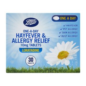 Boots Hayfever Relief Tablets 10mg 30 Tablets - British product