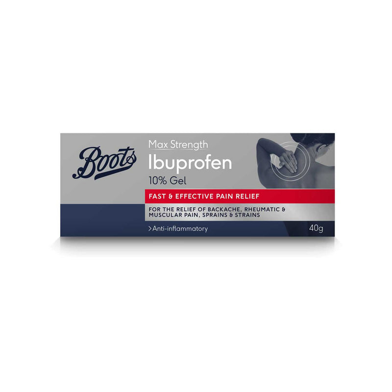 Boots Ibuprofen Gel Pain Relief 40g - British product