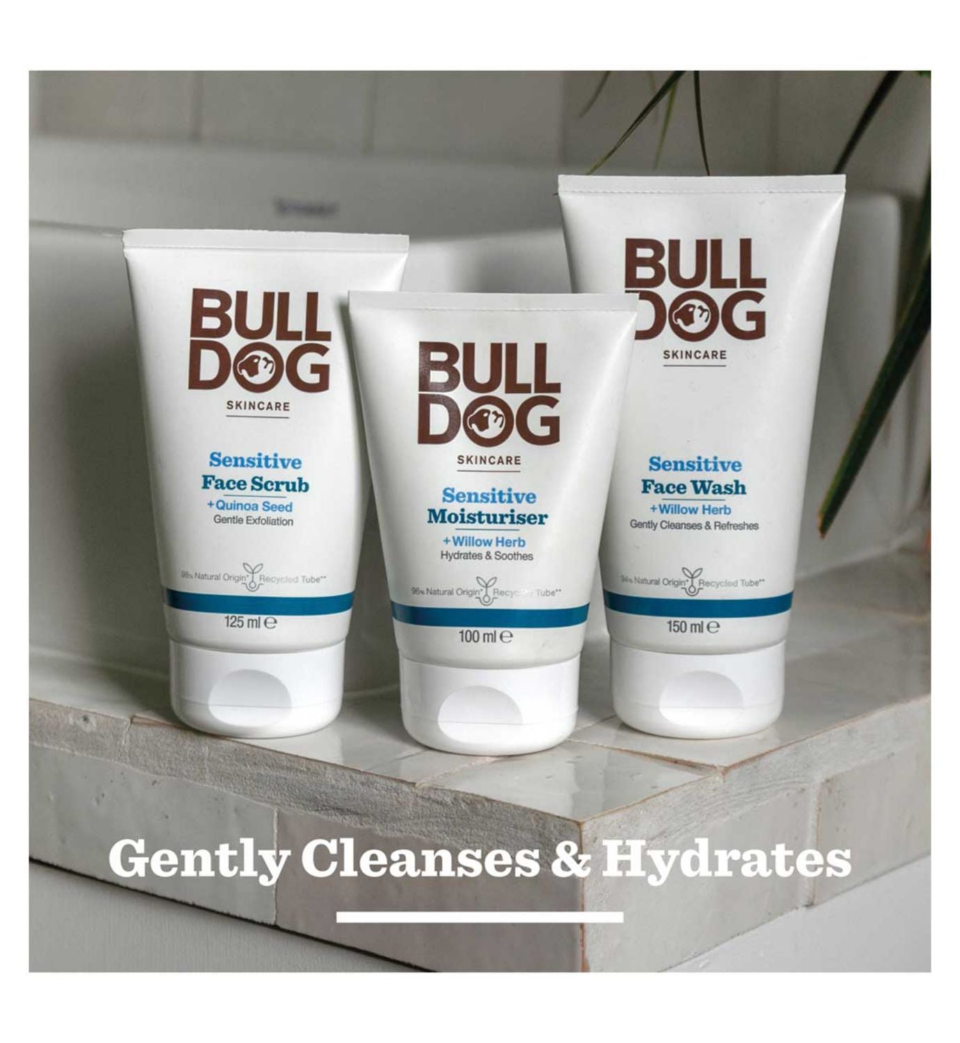 Bulldog Sensitive Face Wash for Men 150ml - British product