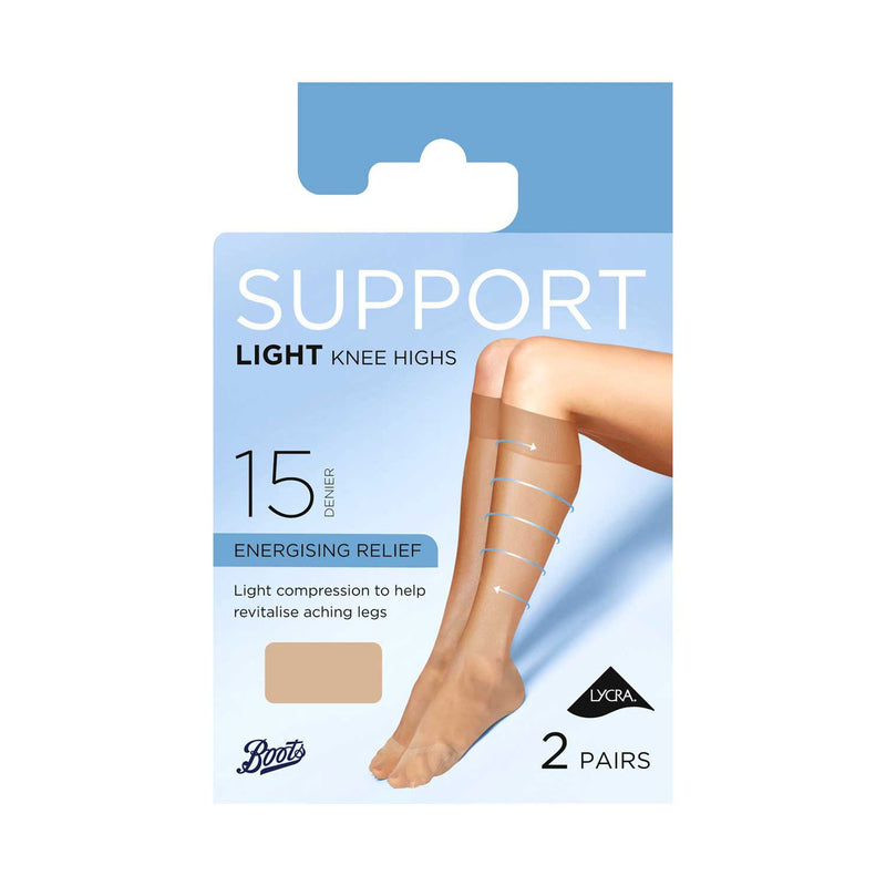 Boots light support knee high stockings - British product