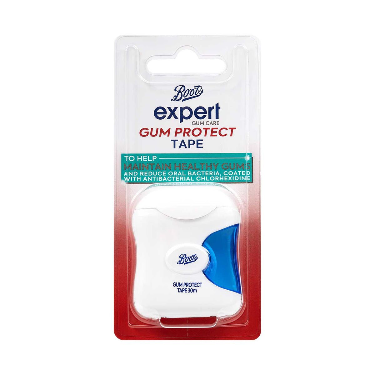 Boots Expert Chlorhexidine dental tape mint 30m - British product