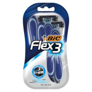 BIC Flex 3 Comfort Disposable Razors 4 Pack