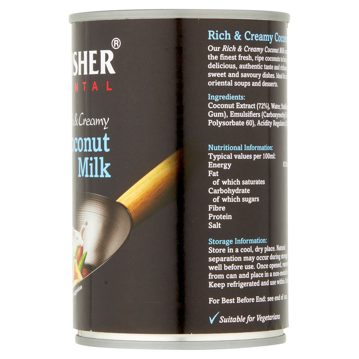 Kingfisher Oriental Coconut Milk 6 x 400ml, UK version