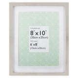 Eliza silver box photo frame 6x8 inch, UK version