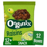 Organix Mini Organic Raisin Snack Boxes Multipack 168g, imported from the UK