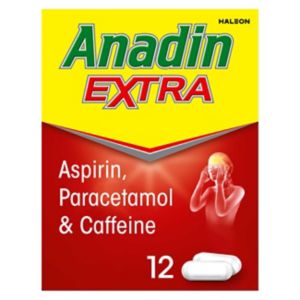 Anadin Extra Triple Action Pain Relief Caplets Box - British product