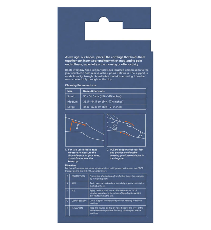 Boots Everyday Knee Support Small - British product