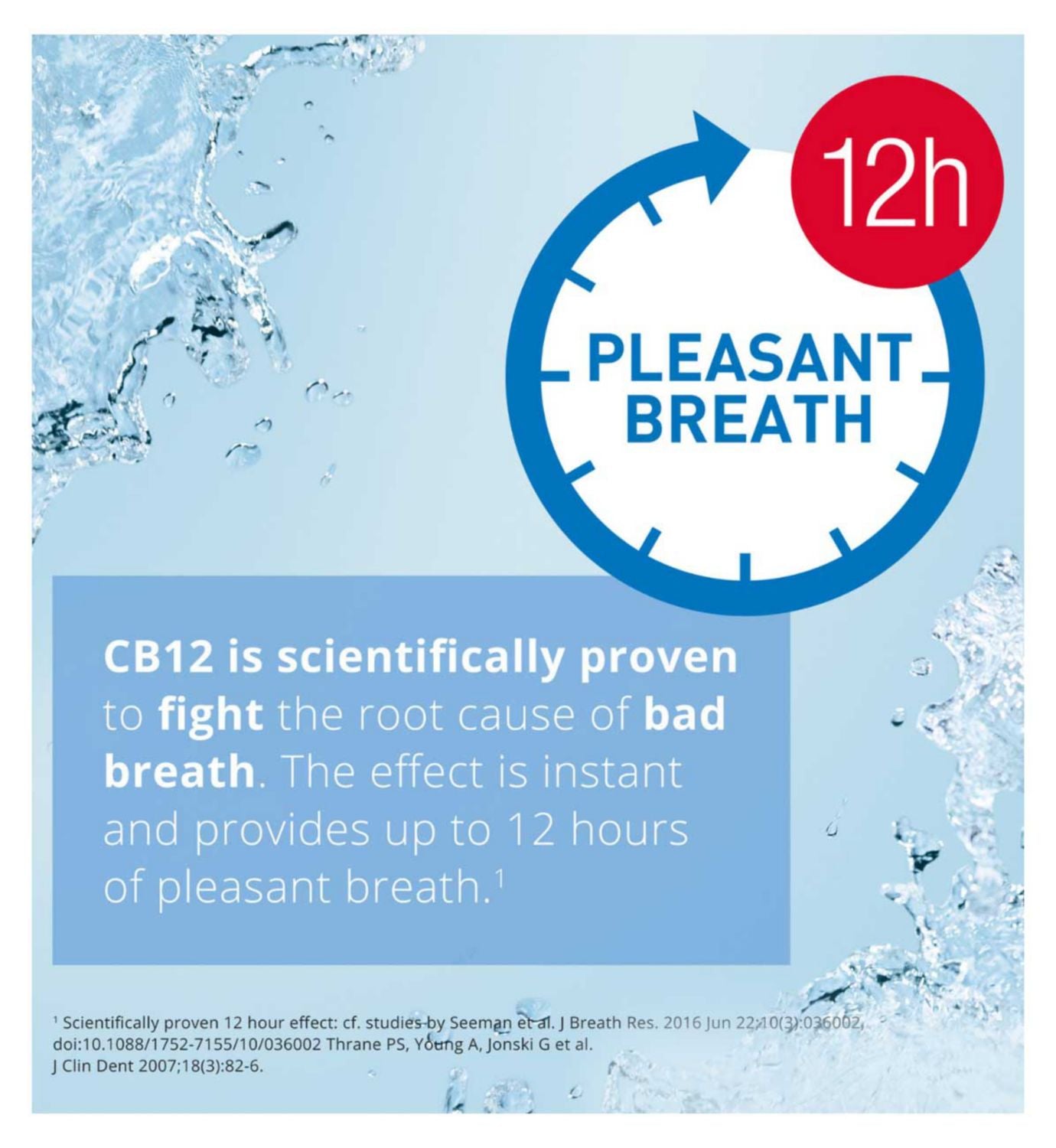 CB12 white whitening mouthwash 250ml - British product