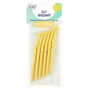 TePe Angled Interdental Brush Yellow 0.7mm - British product