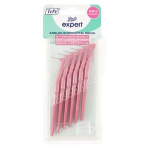 TePe Angled Interdental Brush Pink 6 brushes - British product