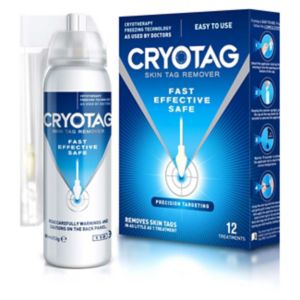 Cryotag Skin Tag Remover Freezing Spray 12 Applicators