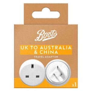 Boots UK to Australia Far East Travel Adapter