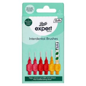 Boots Expert Tepe Mixed Interdental Brushes with Travel Cap