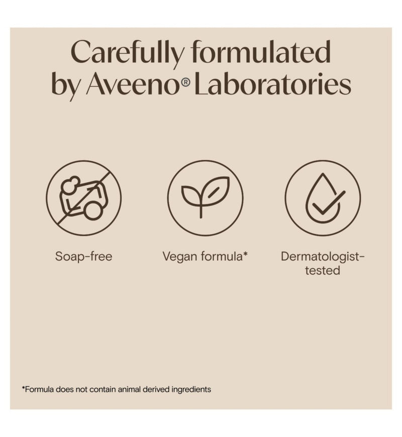 Aveeno Yogurt Body Wash Apricot Honey 300ml - British product