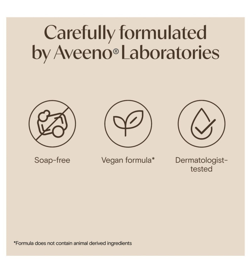 Aveeno Daily Moisturising Yogurt Body Wash Vanilla Oat 300ml - British product