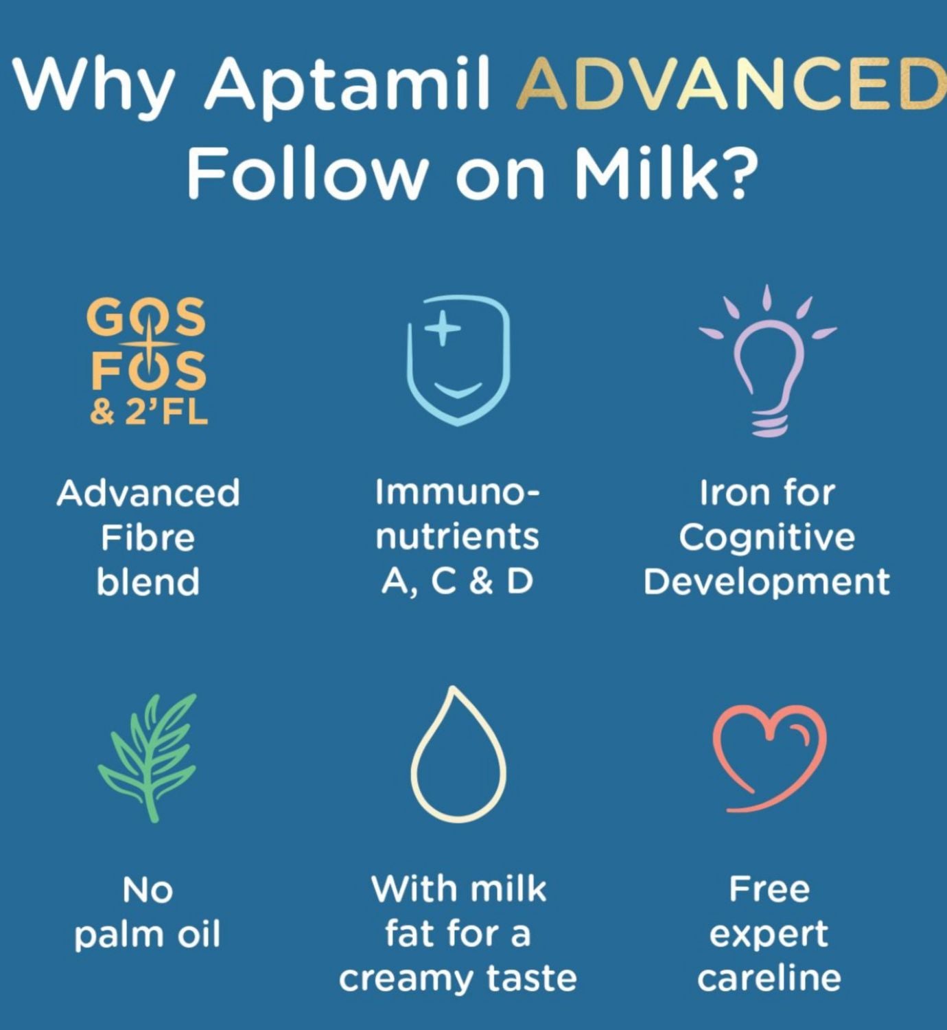 Aptamil Advanced 2 Follow On baby milk 200ml - British product