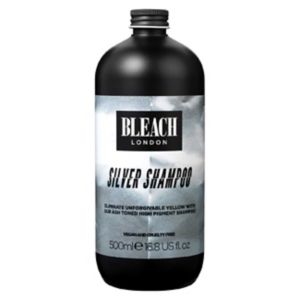Bleach London silver shampoo bottle 500ml - British product